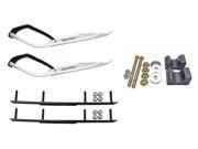 C A Pro White Trail X Snowmobile Skis Complete Kit Arctic Cat 2009 and ALL 2010 11