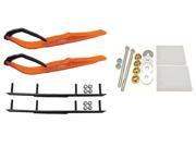 C A Pro Orange Razor Snowmobile Skis Complete Kit Yamaha 2011 and Up Apex Vector Power Steering