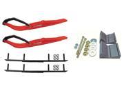 C A Pro Red Razor Snowmobile Skis Complete Kit Polaris Pro Ride Chassis Rush 2012 13