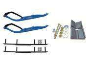 C A Pro Blue Trail X Snowmobile Skis Complete Kit Polaris Pro Ride Chassis Rush 2012 13