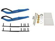 C A Pro Blue Razor Snowmobile Skis Complete Kit Yamaha 2011 and Up Apex Vector Power Steering