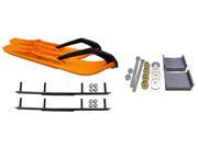 C A Pro Orange XCS Snowmobile Skis Complete Kit Ski Doo S Chassis DSA