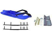 C A Pro Blue XCS Snowmobile Skis Complete Kit Polaris Fusion IQ