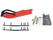 C A Pro Red BX Snowmobile Skis Complete Kit Polaris Pro Ride Chassis Rush 2012 13