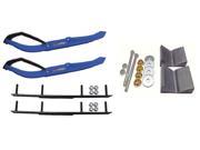 C A Pro Blue MTX Snowmobile Skis Complete Kit Polaris Pro Ride Chassis Rush 2010 11