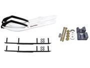 C A Pro White BX Snowmobile Skis Complete Kit Arctic Cat 2009 and ALL 2010 11