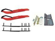 C A Pro Red XT Snowmobile Skis Complete Kit Polaris Pro Ride Chassis Rush 2012 13