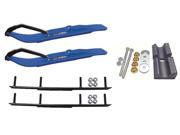 C A Pro Blue XT Snowmobile Skis Complete Kit Yamaha Phazer FX Nytro Wishbone