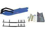 C A Pro Blue BX Snowmobile Skis Complete Kit Polaris Pro Ride Chassis Rush 2012 13