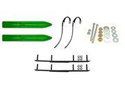 Slydog Green Trail 6 Snowmobile Skis Complete Kit Ski Doo ZX[ADSA] REV RT XP