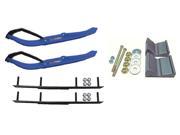 C A Pro Blue MTX Snowmobile Skis Complete Kit Polaris Pro Ride Chassis Rush 2012 13