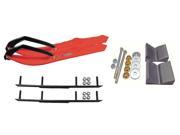 C A Pro Red BX Snowmobile Skis Complete Kit Polaris Pro Ride Chassis Rush 2010 11