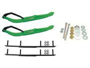 C A Pro Green MTX Snowmobile Skis Complete Kit Ski Doo ZX[ADSA] REV RT XPXM 2000 Newer