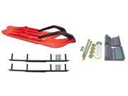 C A Pro Red XCS Snowmobile Skis Complete Kit Polaris Pro Ride Chassis Rush 2012 13