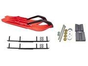 C A Pro Red XCS Snowmobile Skis Complete Kit Arctic Cat 2012 Viper 2014 Except 2016 Procross