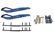 C A Pro Blue XT Snowmobile Skis Complete Kit Arctic Cat 2009 and ALL 2010 11