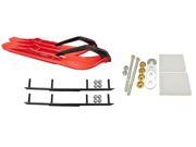 C A Pro Red XCS Snowmobile Skis Complete Kit Yamaha 2011 and Up Apex Vector Power Steering