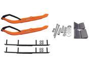 C&A Pro Orange MTX Snowmobile Skis w/ 6 C&A Pro Orange MTX Snowmobile Skis w/ 6