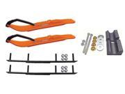 C A Pro Orange XT Snowmobile Skis Complete Kit Yamaha Phazer FX Nytro Wishbone