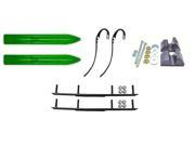 Slydog Green Trail 6 Snowmobile Skis Complete Kit Yamaha Trailing Arm Suspension Apex Vector