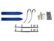 Slydog Blue Trail 6 Snowmobile Skis Complete Kit Arctic Cat 2012 and Up Pro Chassis