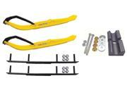 C A Pro Yellow XT Snowmobile Skis Complete Kit Yamaha Phazer FX Nytro Wishbone