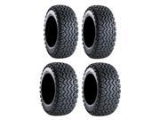 Full set of Carlisle All Trail II 4ply ATV Tires 25x9 12 and 25x11 12 4