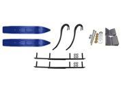 Slydog Blue Hell Hound 7 1 4 Snowmobile Skis Complete KitPolaris Pro Ride Chassis Rush