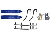 Slydog Blue Hell Hound 7 1 4 Snowmobile Skis Complete Kit Arctic Cat 2009 and Previous