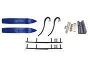 Slydog Blue Hell Hound 7 1 4 Snowmobile Skis Complete Kit Yamaha 2011 and Up Apex Vector Power Steering
