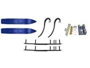 Slydog Blue Hell Hound 7 1 4 Snowmobile Skis Complete Kit Arctic Cat 2009 and ALL 2010 11