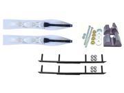 Curve White Xtreme XSM Snowmobile Skis Complete Kit Yamaha 2010 Apex RX1 Vector Vmax