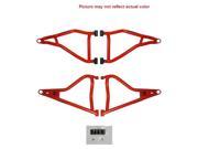 Super ATV White Aluminum Polaris RZR 1000 High Clearance Upper and Lower A Arms