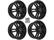 Super ATV Healy ATV UTV Wheels Rims Black 20 Sportsman 550 850 1000