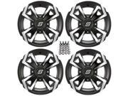 Sedona Riot ATV Wheels Rims Machined 12 Arctic Cat TBX TRV MudPro