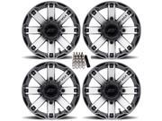 MSA M27 Rage UTV Wheels Rims Machined 12 Kawasaki Mule Pro FXT