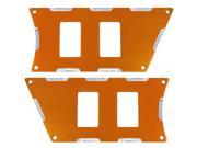 Modquad Orange Rocker Switch Panels for 4 Switches Polaris RZR XP 1000 Turbo