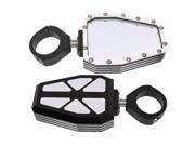 Modquad White Side Mirrors and Bezel w 1.75 Clamps