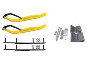 C A Pro Yellow XT Snowmobile Skis Complete Kit Yamaha 2014 Newer Viper
