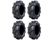 Full set of Interco Mamba Lite 29.5x10 12 8ply ATV Tires 4