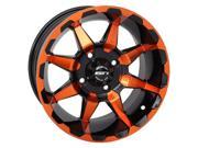 STI HD6 Radiant Orange Black Golf Wheel 14x7 4 4 3 3 [14HD604 ORG]