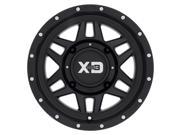 KMC XS228 Machete ATV Wheel Satin Black [15x7] 35mm 4 115