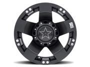 KMC XS775 Rockstar I ATV Wheel Satin Black [15x7] 0mm 4x156