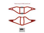 Super ATV Red 2017 Polaris RZR 1000 High Clearance Upper and Lower A Arms