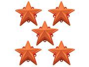 KMC XDS Star Logo Orange 5pk [XDSTAR OR PK]
