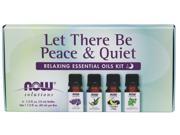 Now Foods Solutions Let There Be Peace Quiet Relaxing Essential Oils Kit