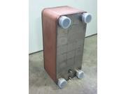 10 x20 Brazed 90 Plate Heat Exchanger Outdoor Wood Furnace [2 MPT]