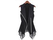 European and American women s 2014 summer new women Slim models chiffon vest large size women