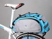 Le Xuan multi pack bag bicycle shelf package 14541 tail bag bicycle equipment black blue