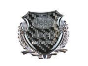 3D Grain Logo Car Sticker Emblem Decal for Jeep Compass Patriot Wrangler Grand Cherokee Silver